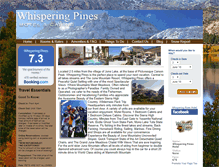 Tablet Screenshot of discoverwhisperingpines.com